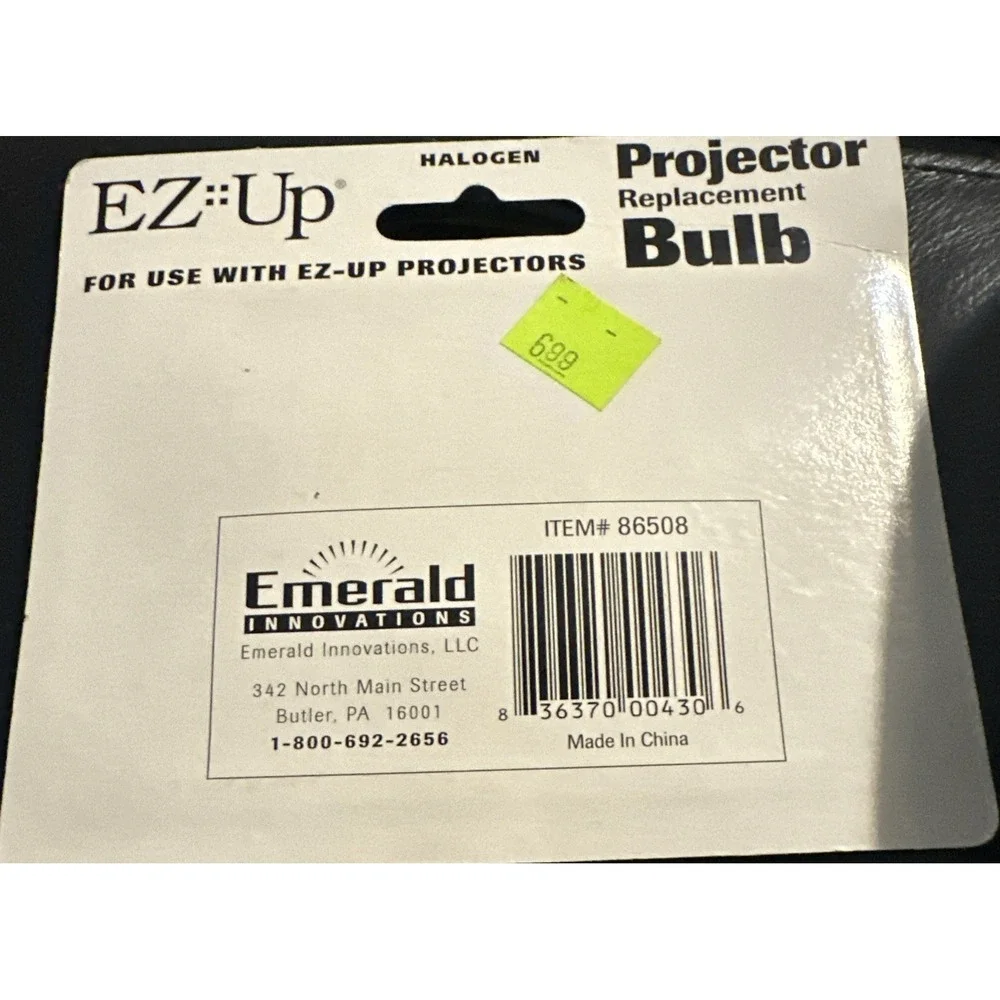 VTG EZ UP Projector Replacement Halogen Bulb 55 Watt 12 Volt, Super‎ Bright.